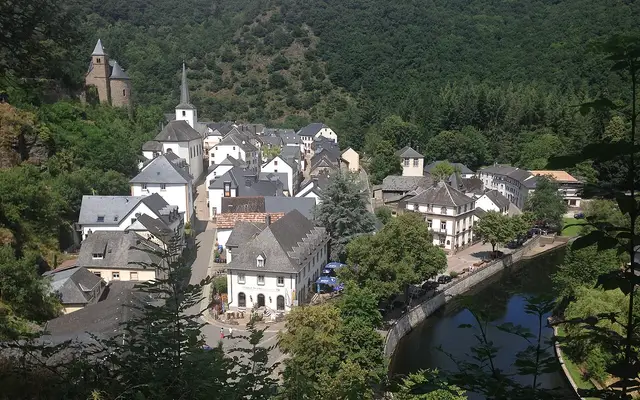 Vue de Esch-sur-Sûre