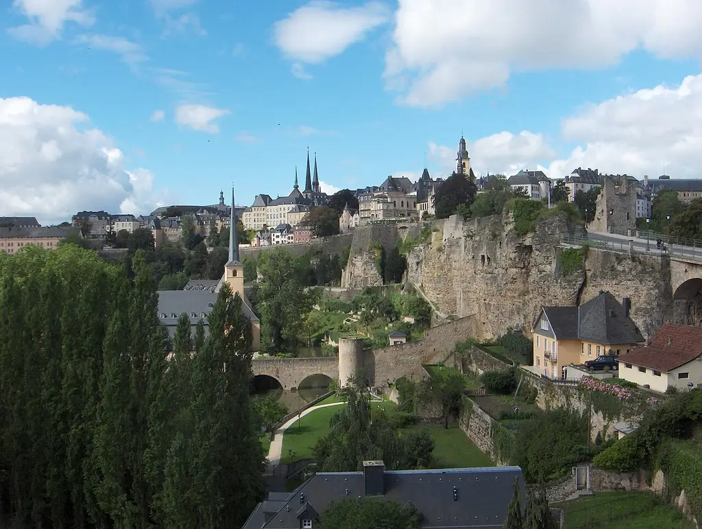 Vue de Luxembourg-Ville